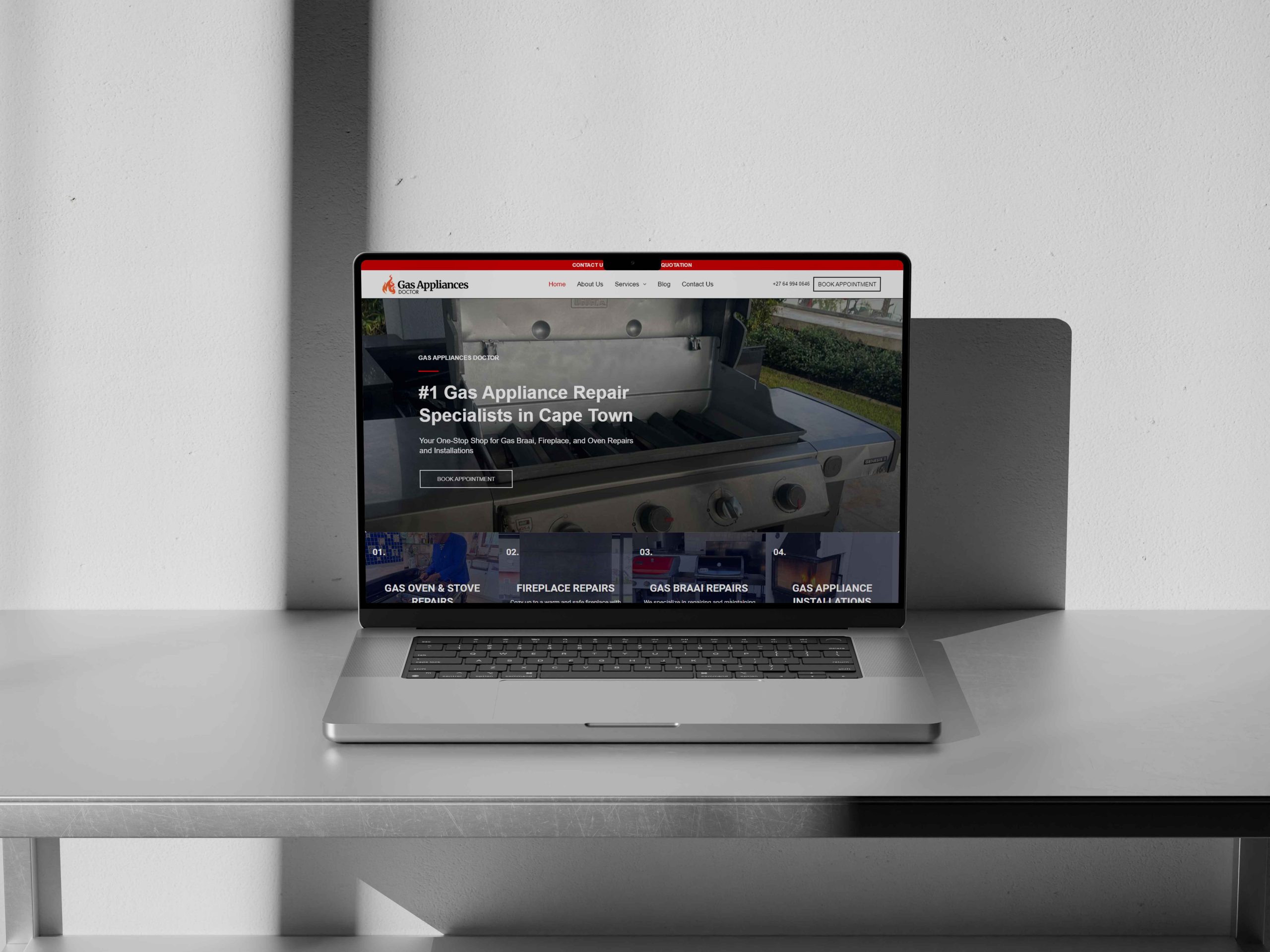 Our Work | SlackOff Digital | Gas Appliances Doctor